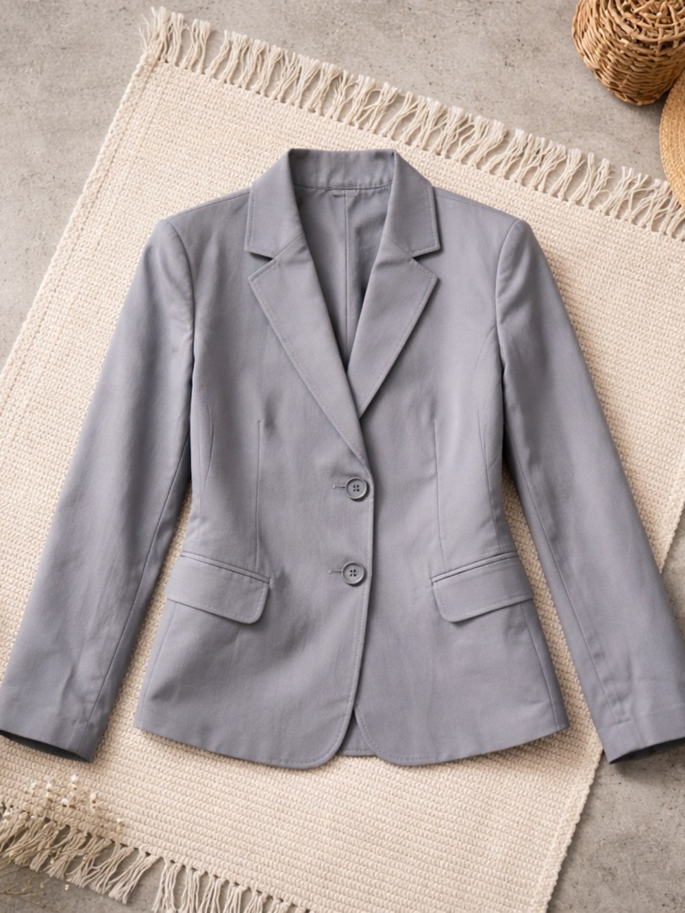J.Crew Gray Stitches Blazer